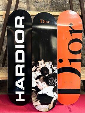 Dior FW17 x Dan Witz Complete Set of 3 Skate Decks